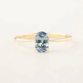 Nina Ring - 0.98ct Blue MontanaSapphire (One of a kind)