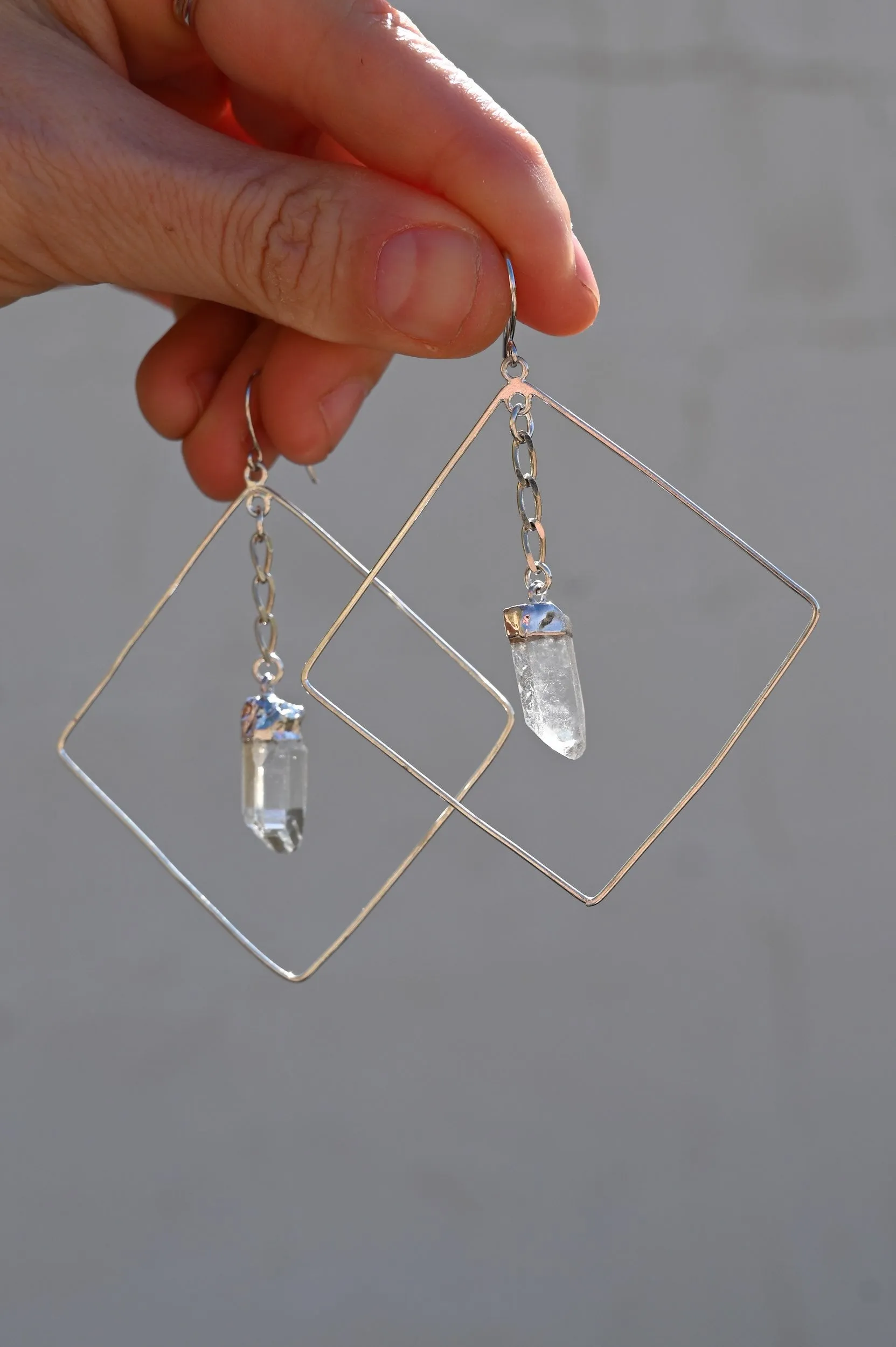 Not Made To Fit In Quartz Earrings