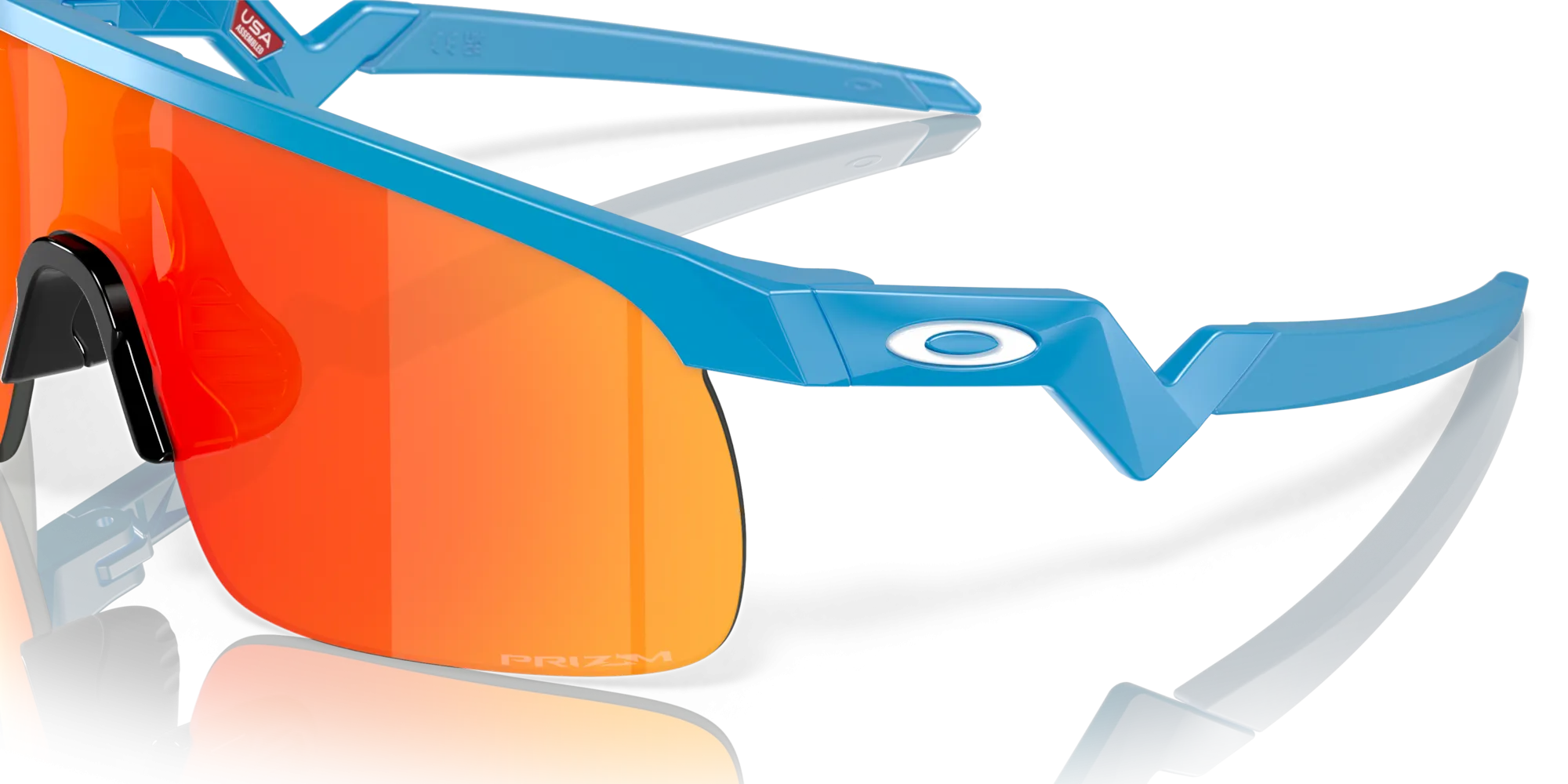 Oakley Resistor Prizm Ruby Lenses Sky Blue Frame - (Youth Fit)