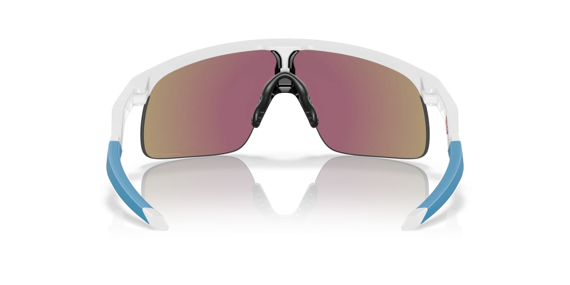 Oakley Resistor Prizm Sapphire Lenses Polished White Frame - (Youth Fit)