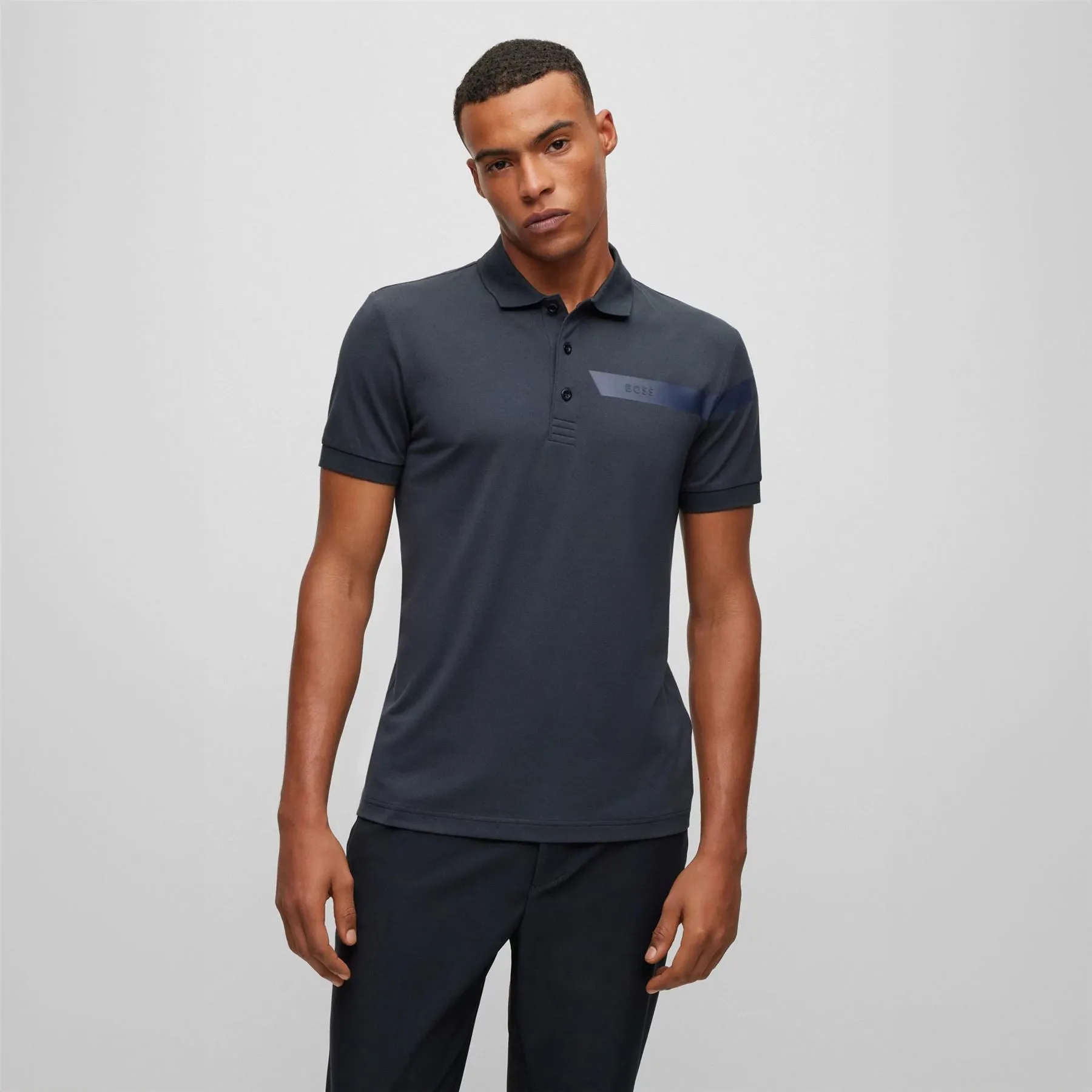 Paule Cotton Jersey Slim Fit Polo Dark Blue - W23