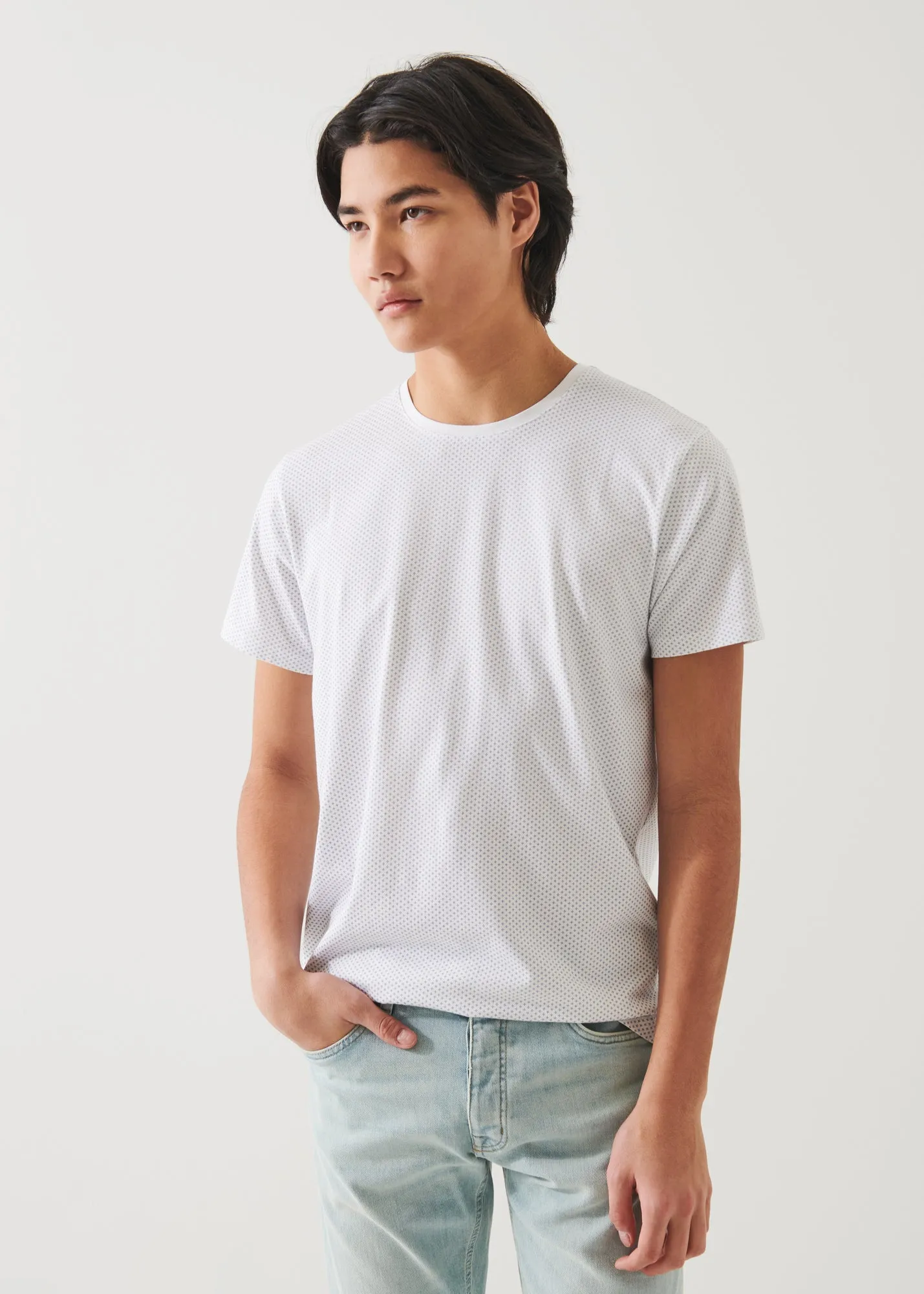 PIMA COTTON STRETCH PRINTED T-SHIRT