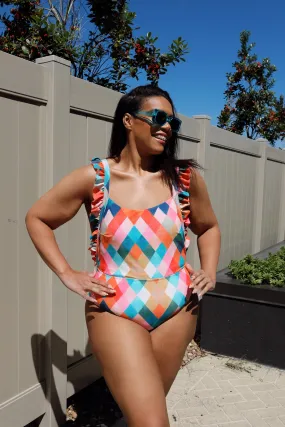 PLUS SIZE Hello Summer One Piece Swimsuit