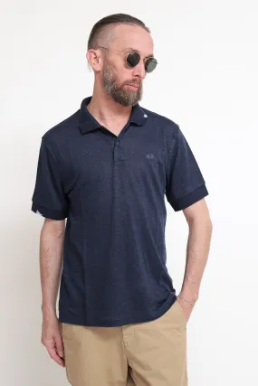 Polo Js Linen Solid - Navy Blue