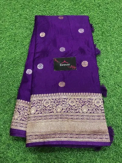 Pure Dola Crepe Silk Weaving Saree