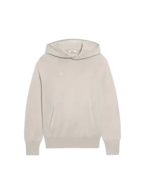 Recycled Cashmere Hoodie—oatmeal