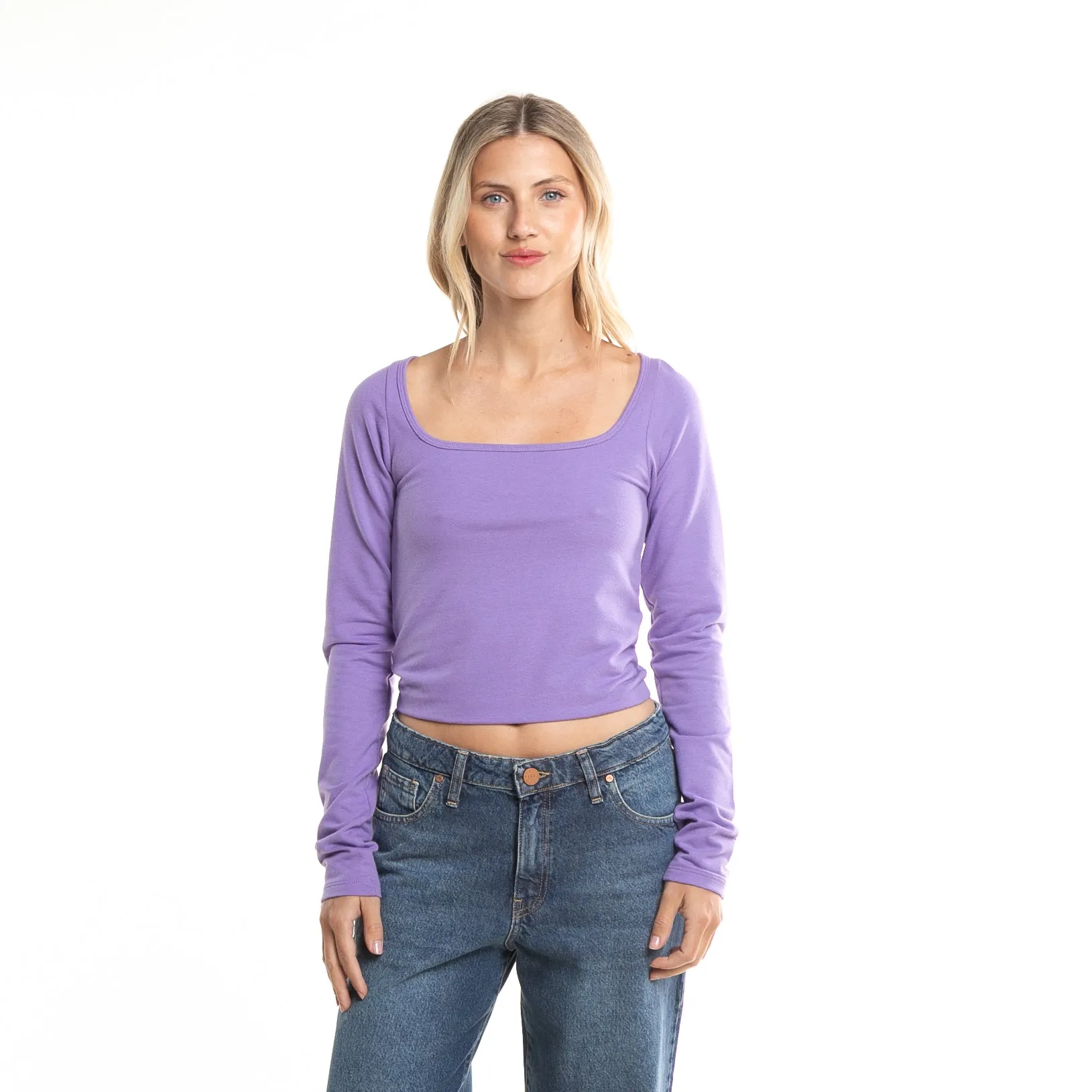 Remera Ml Rusty Rebel Skinny Ls Tee Ld Grape