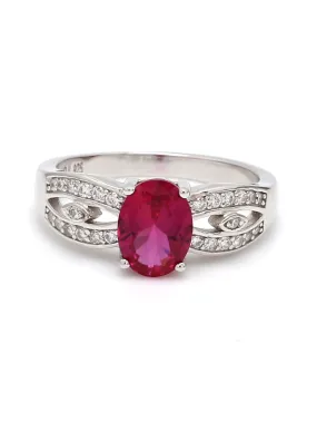 Ruby Promise Ring For Women