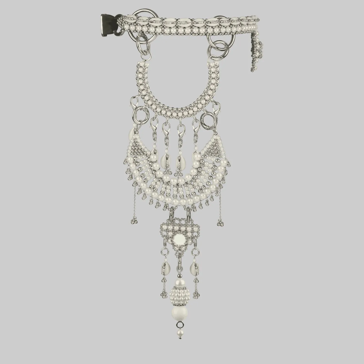 Rushi Headpiece System in Pearl