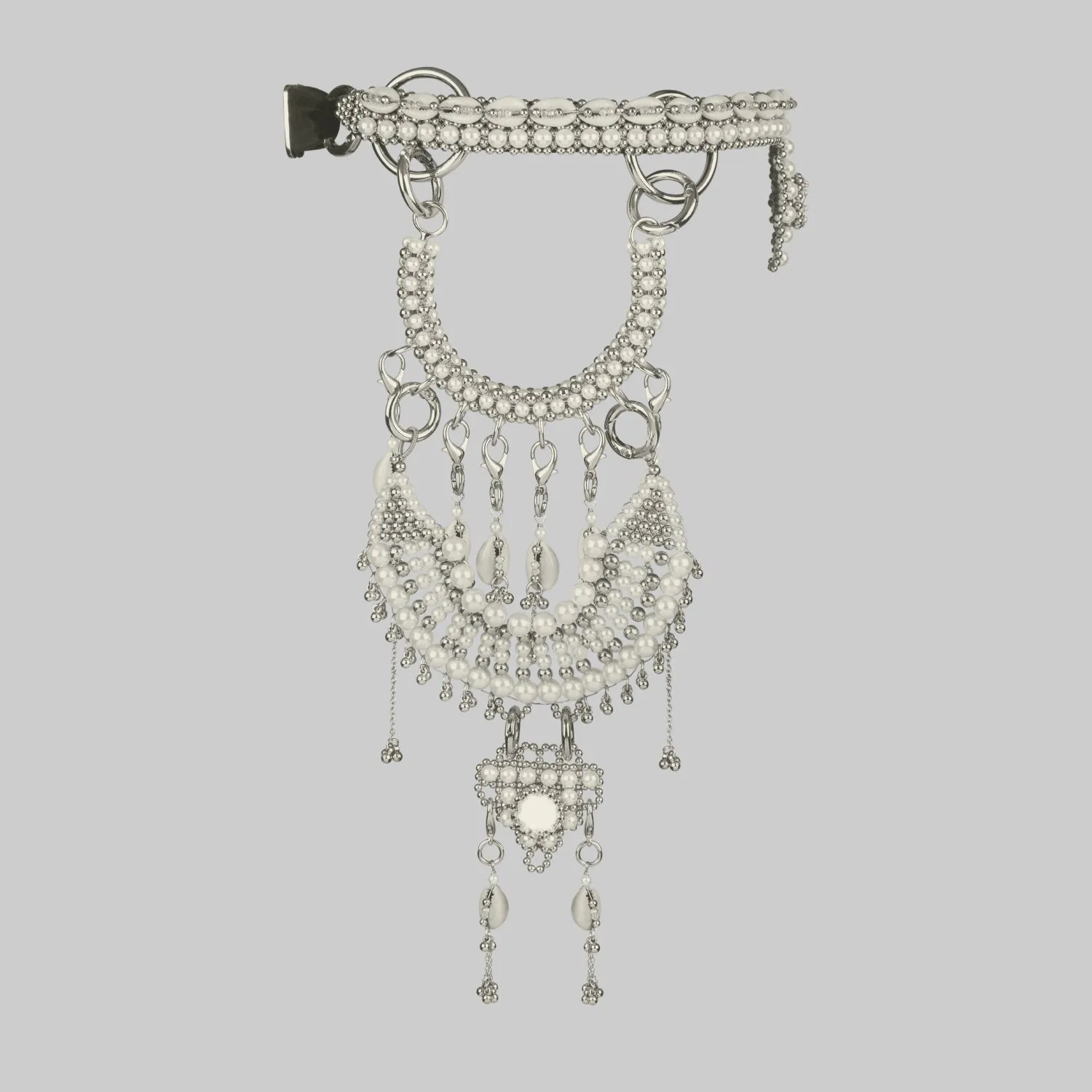 Rushi Headpiece System in Pearl