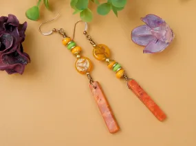 Rusty Sponge Earrings