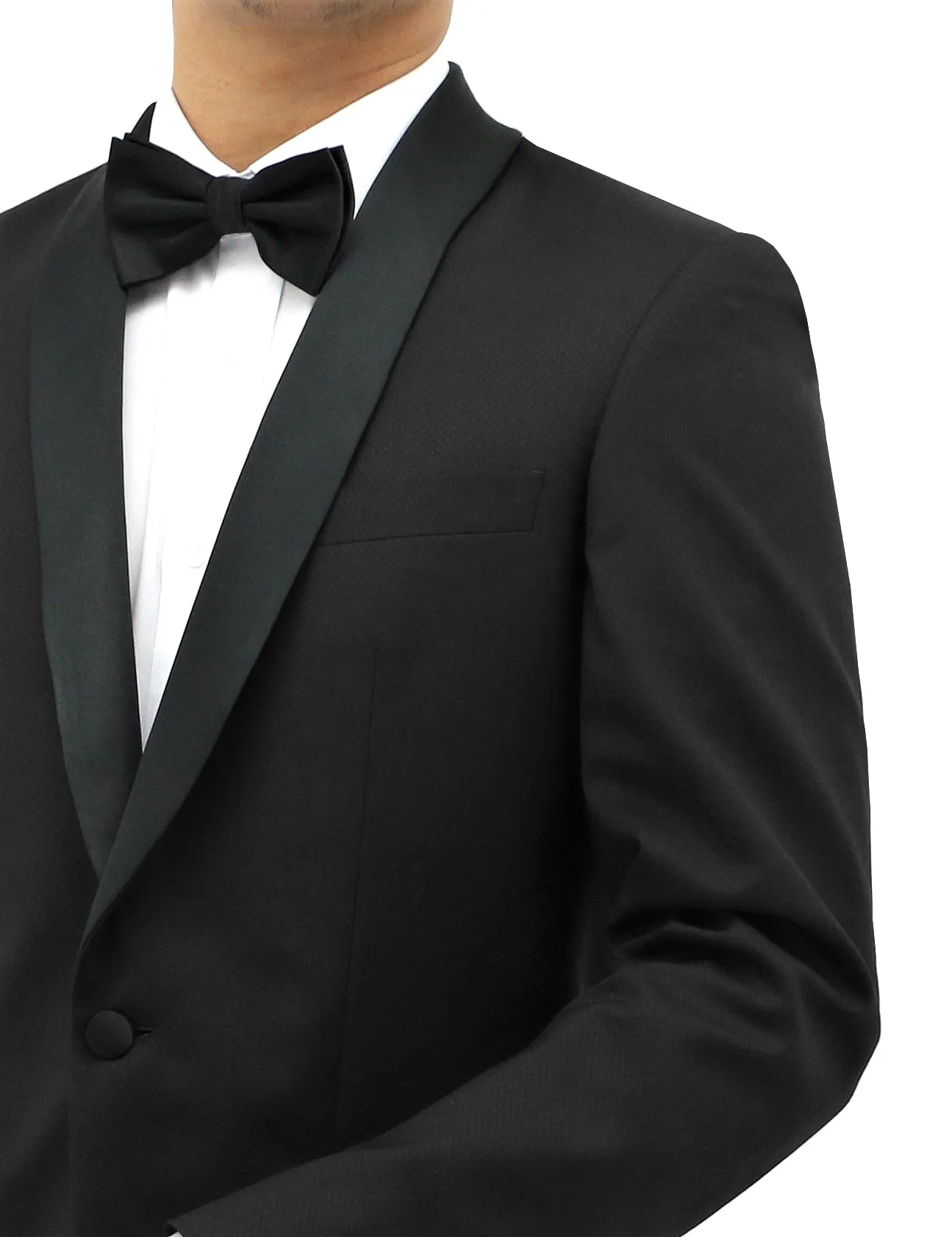 Shawl Shape 203 Black Wool Dinner Jacket