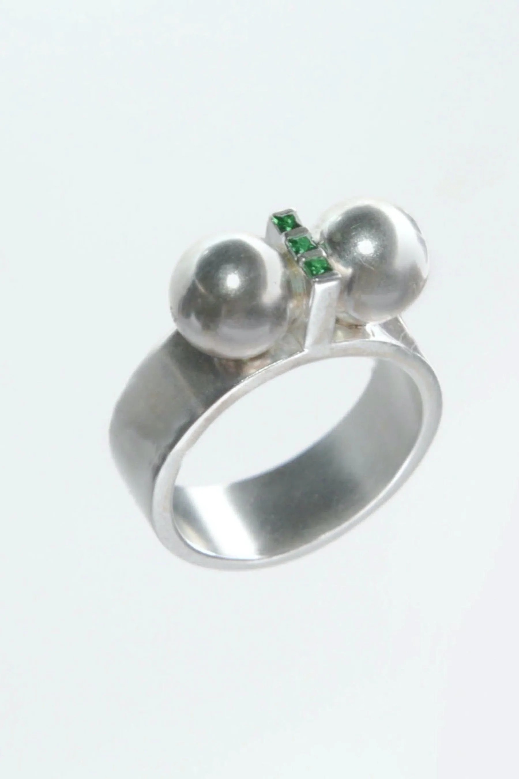 Silver Ball Ring