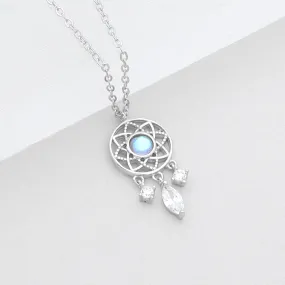 Sterling Silver Dream Catcher Necklace