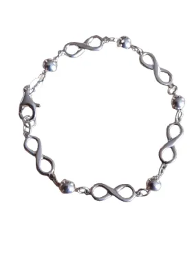 Sterling Silver Infinity Bracelet