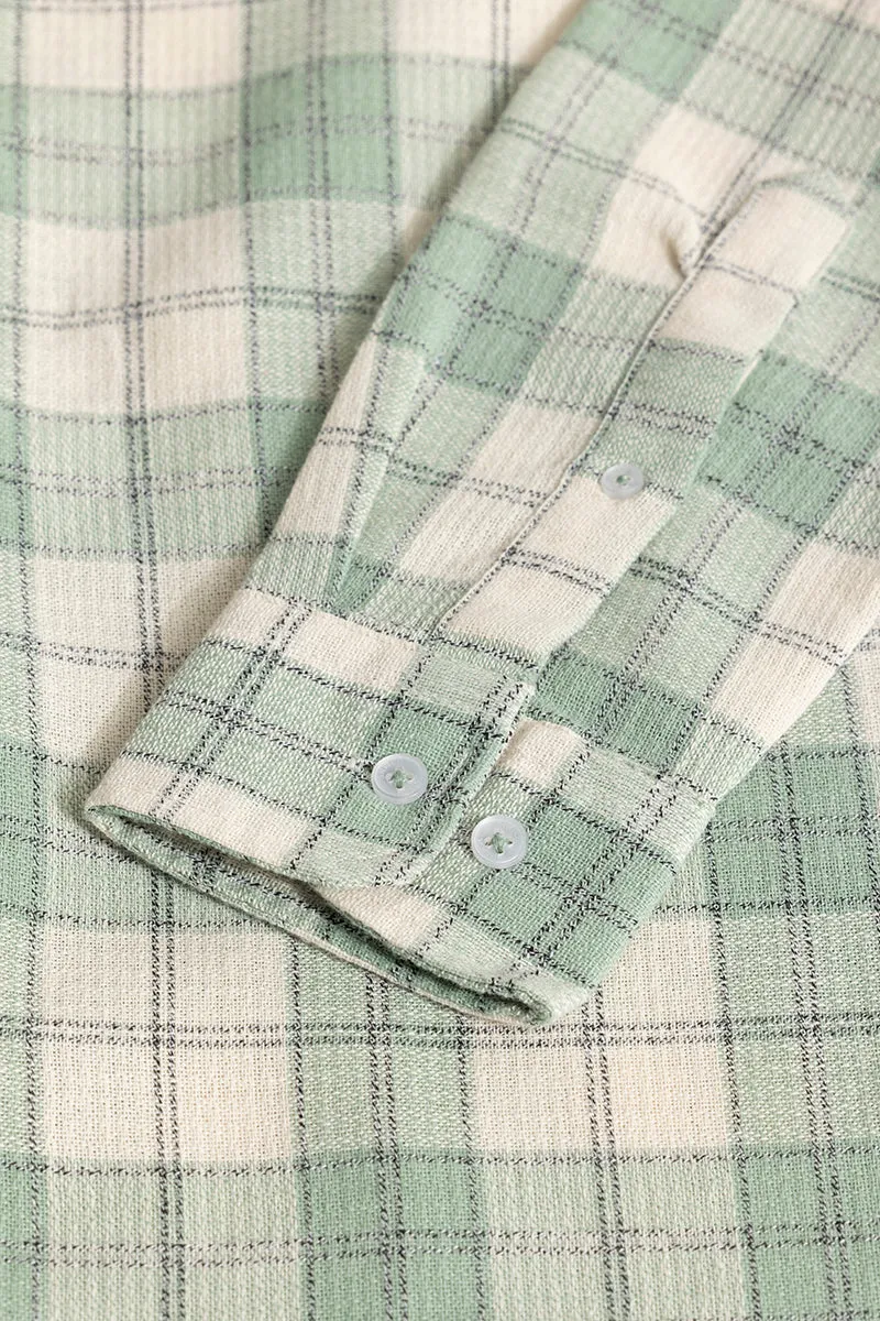 Summer Bliss Mint Green Checks Shirt