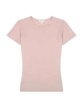 Sunspel Classic T-Shirt Shell Pink