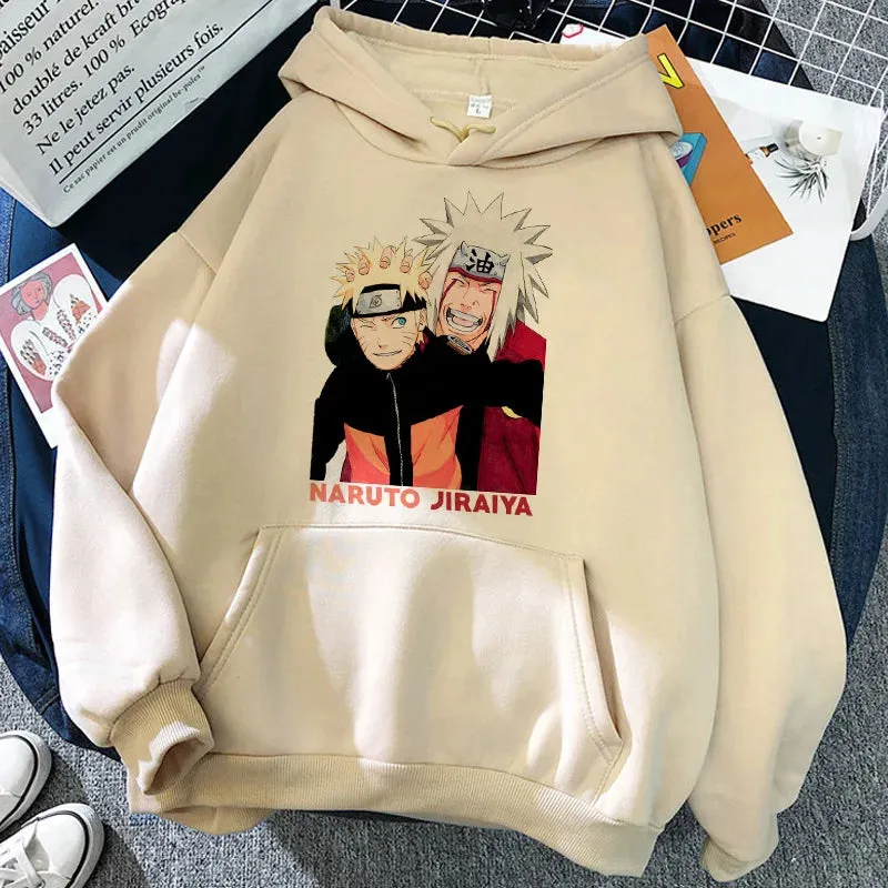 Sweatshirt Naruto Hoodie Japanese Anime Akatsuki Hoodies Women Funny Cartoon Graphic Cartoon Unisex Manga Sweatshirts Female Kid