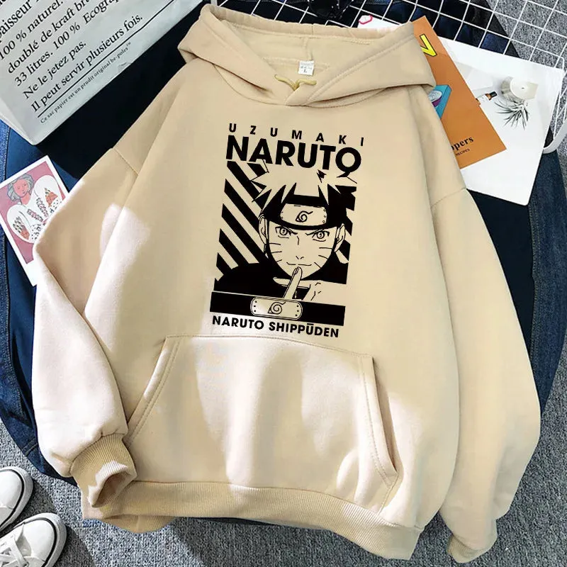 Sweatshirt Naruto Hoodie Japanese Anime Akatsuki Hoodies Women Funny Cartoon Graphic Cartoon Unisex Manga Sweatshirts Female Kid