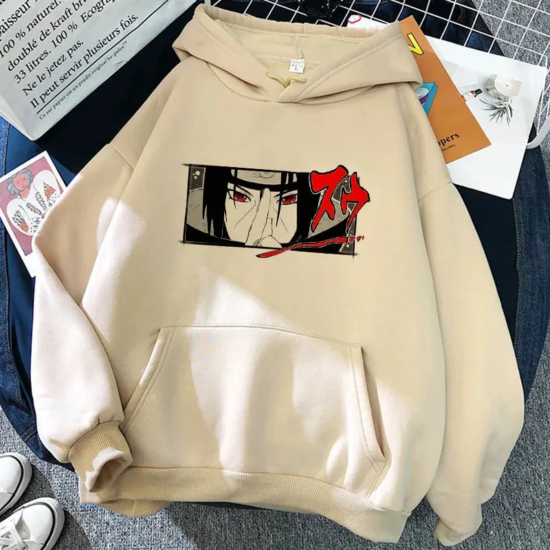 Sweatshirt Naruto Hoodie Japanese Anime Akatsuki Hoodies Women Funny Cartoon Graphic Cartoon Unisex Manga Sweatshirts Female Kid