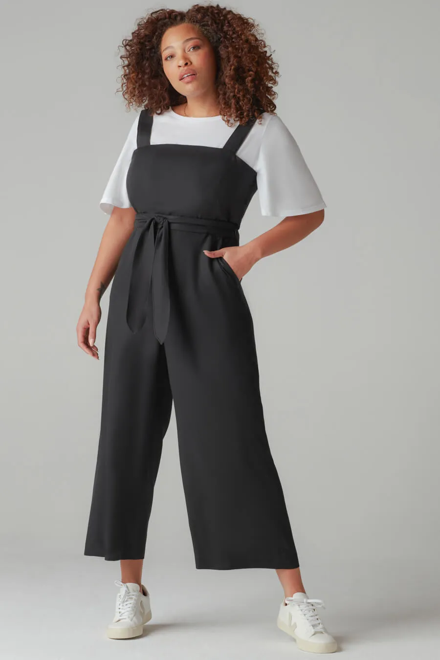 The Two Piece Apron Jumpsuit