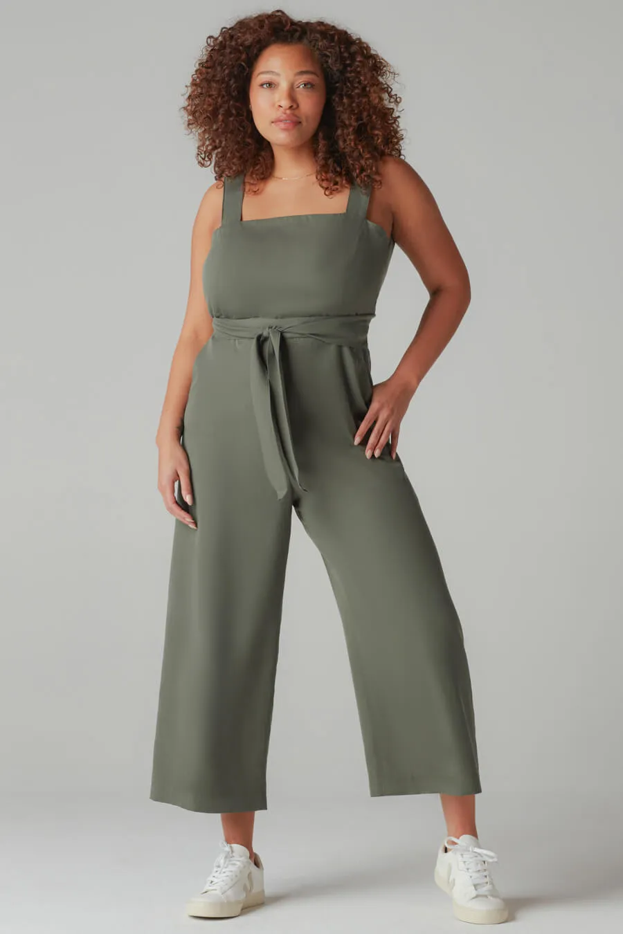 The Two Piece Apron Jumpsuit