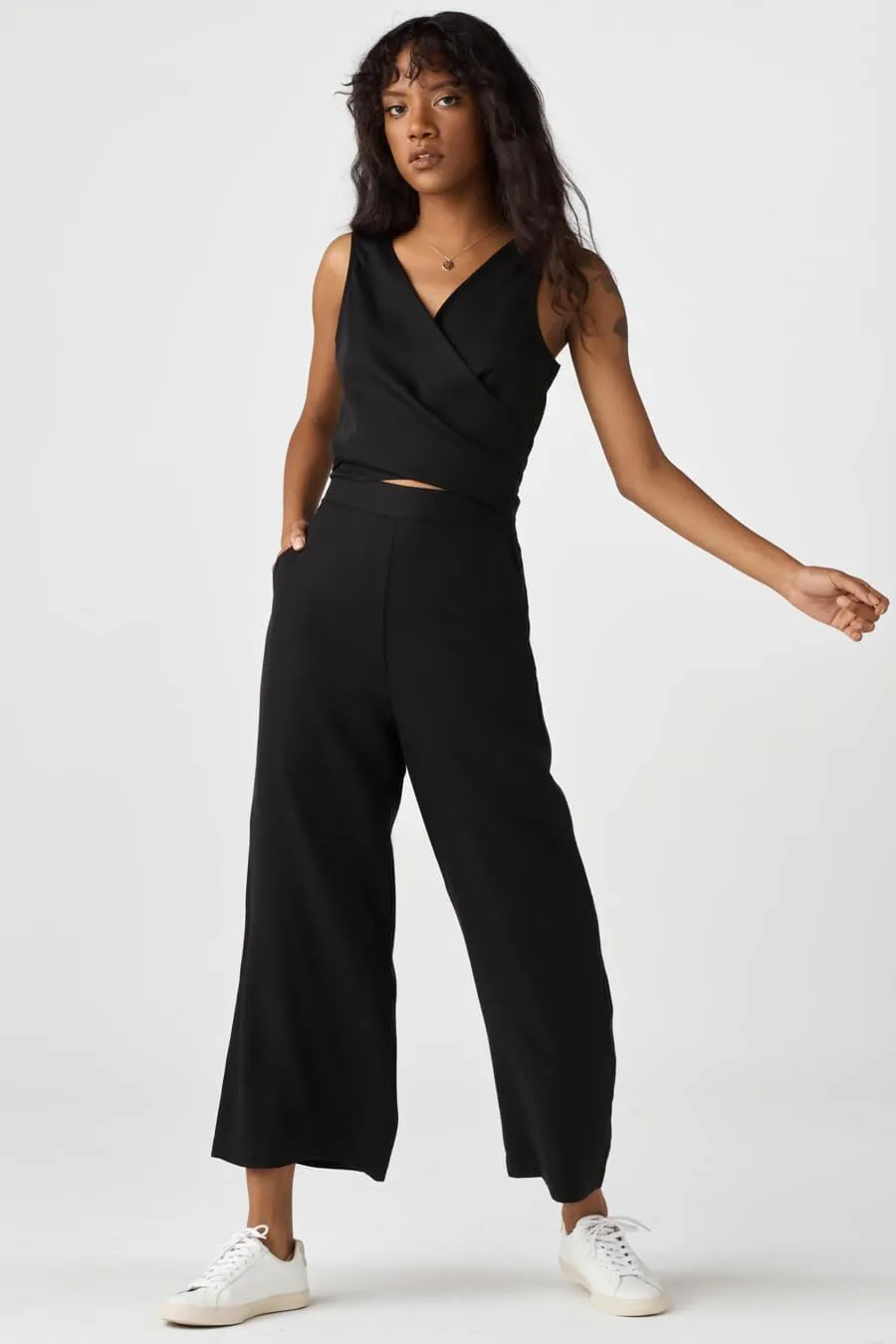 The Two Piece Apron Jumpsuit