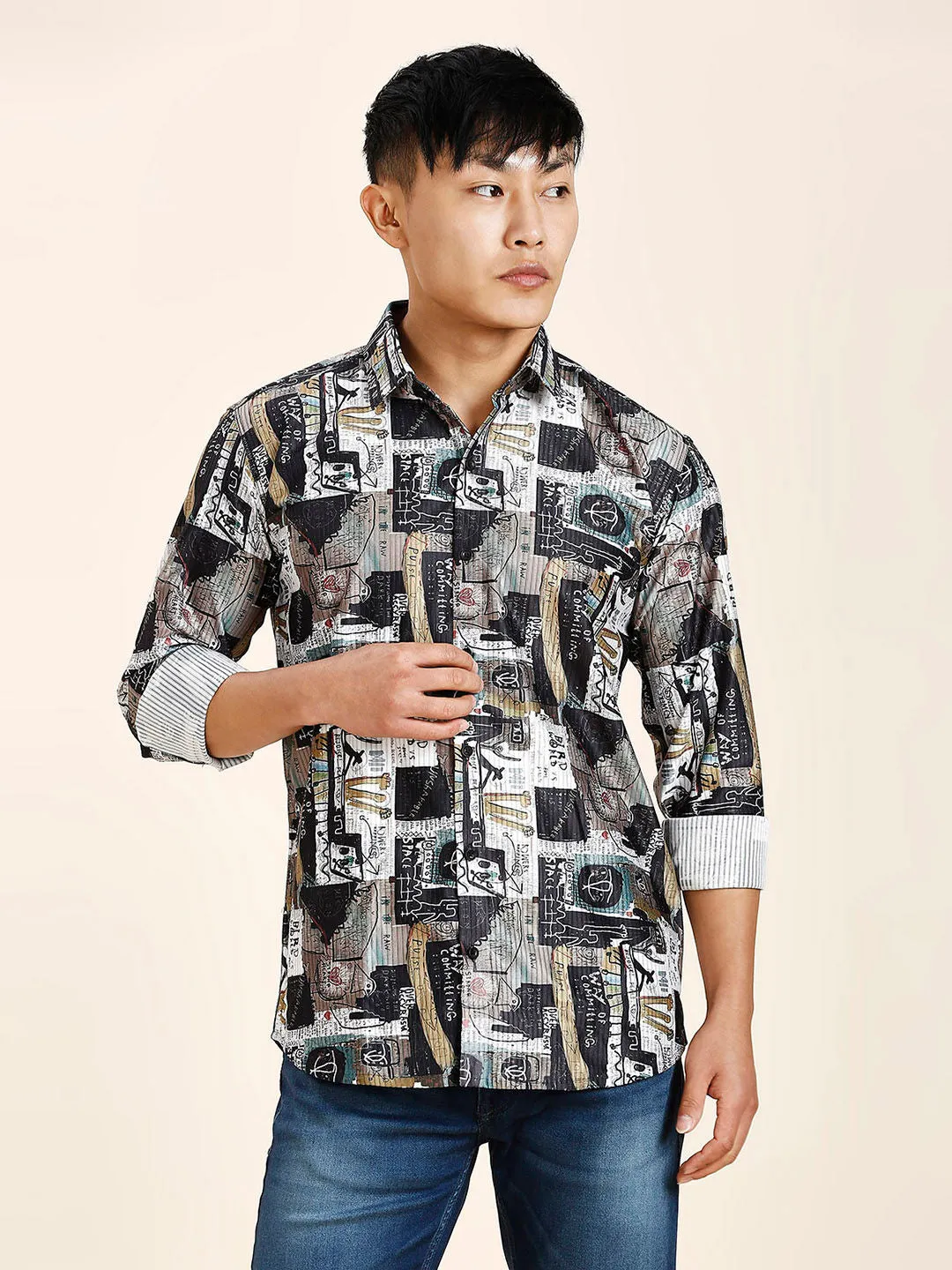 Turin Printed Men's Shirt