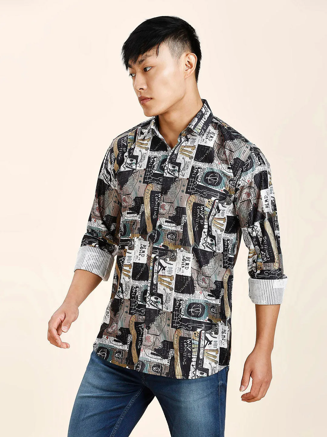 Turin Printed Men's Shirt