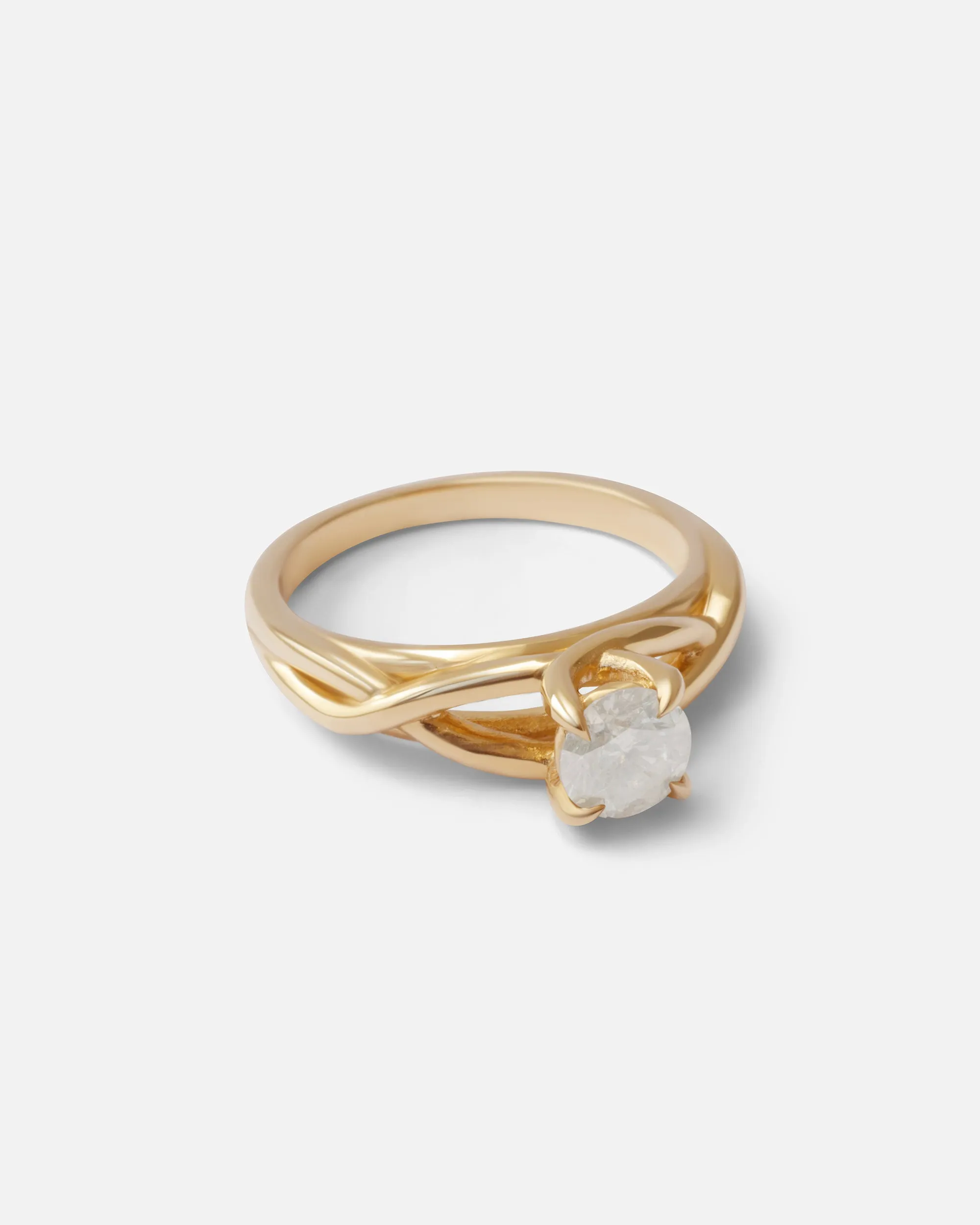 Twist Solitaire Ring