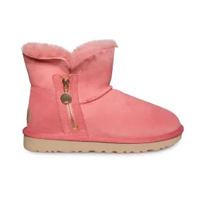 UGG Bailey Zip Mini Pink Blossom Boots - Women's