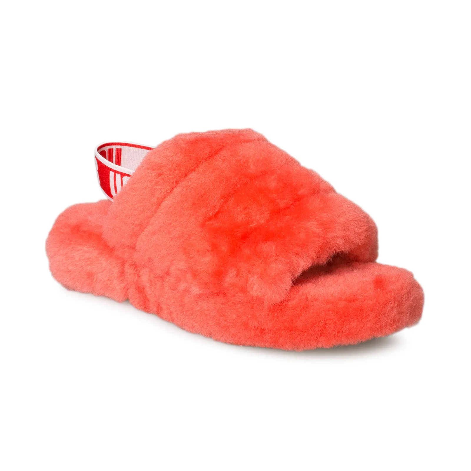 UGG Fluff Yeah Slide Red Currant Slippers - Women's