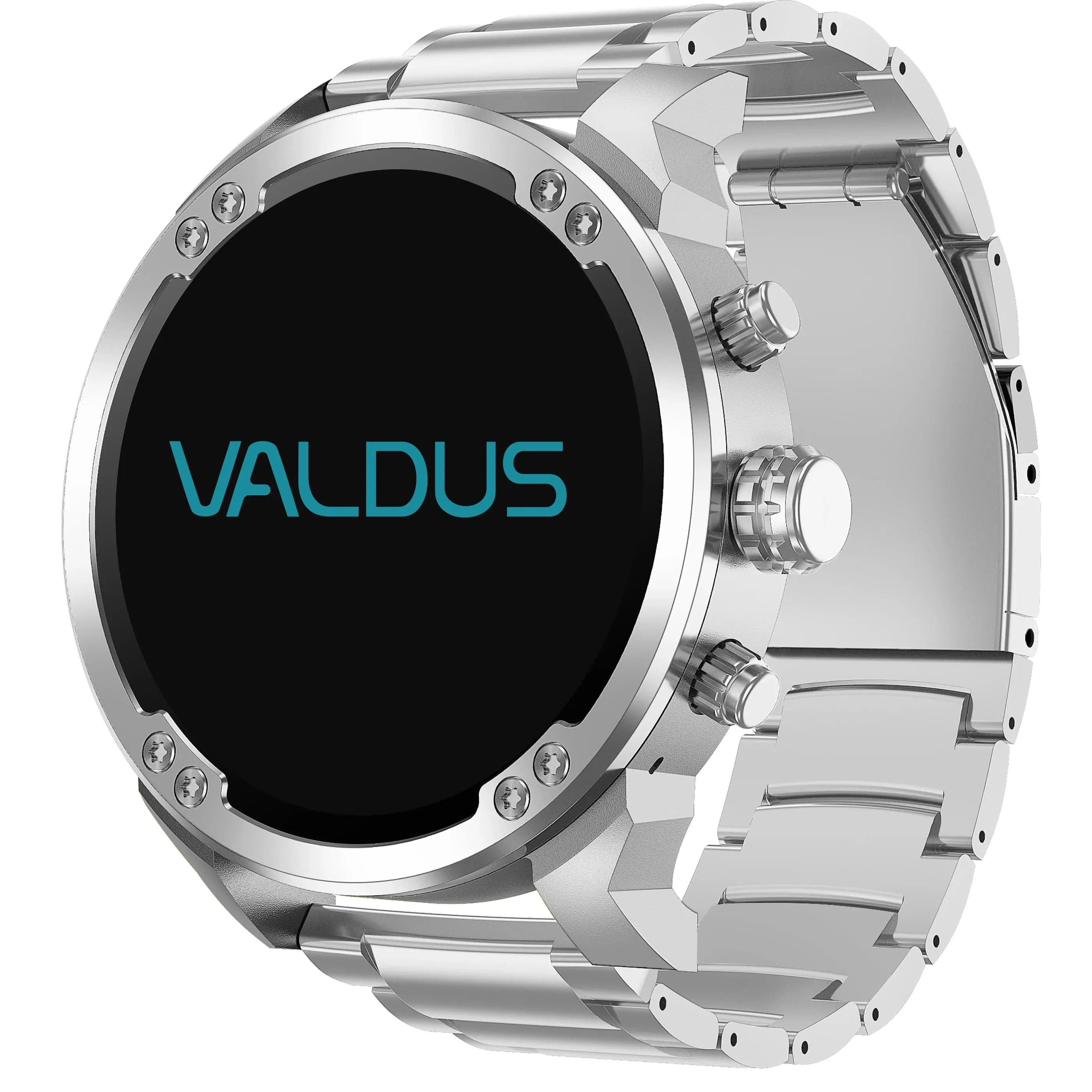 VALDUS 1.8 Inch HD Big RoundScreen Support Heart Rate Blood Pressure Smartwatch Bluetooth Call Function VS53 Fashion Smart Watch