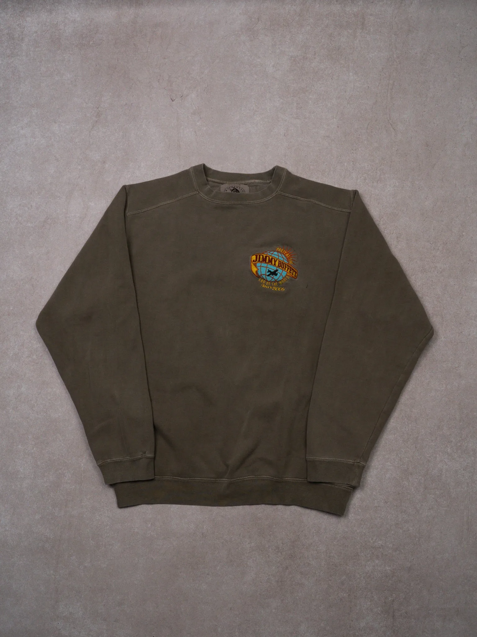 Vintage '06 Light Brown Jimmy Buffet Crewneck (L)