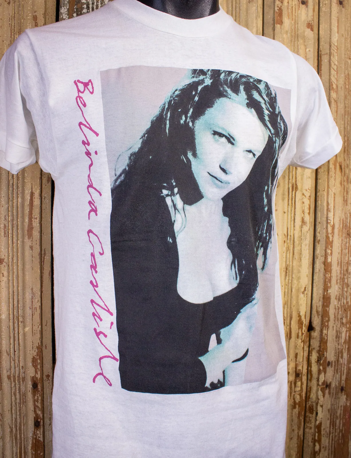 Vintage Belinda Carlisle Concert T Shirt 1990 White Small