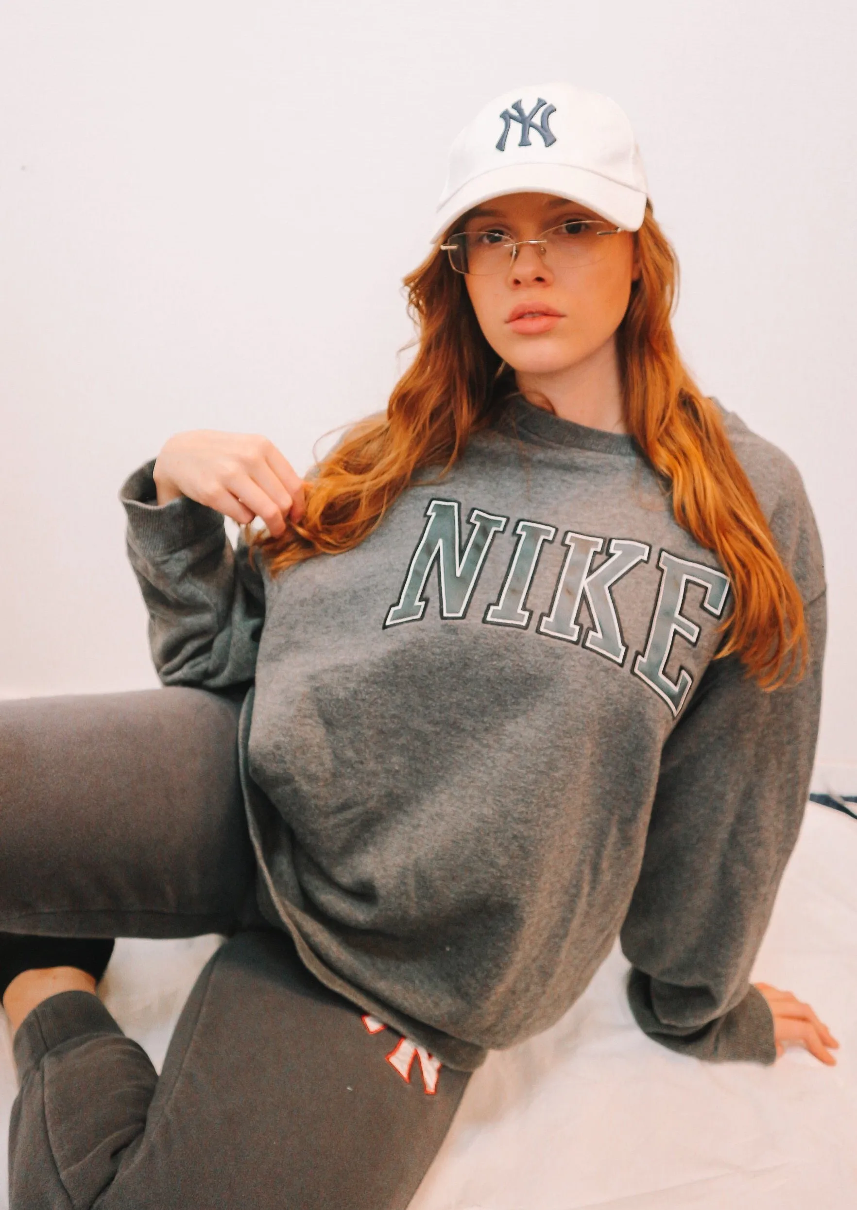 Vintage Nike Spellout Sweater XL