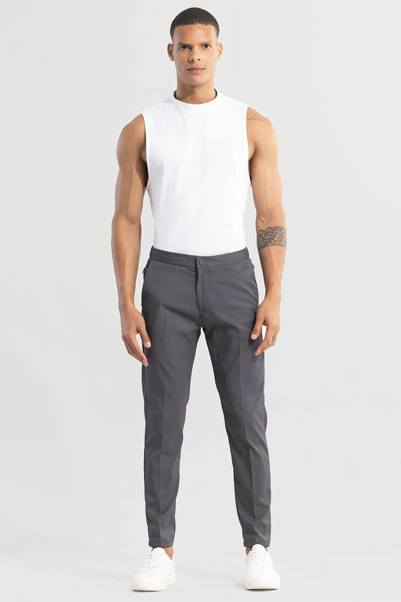 VogueVista Steel Grey Chino