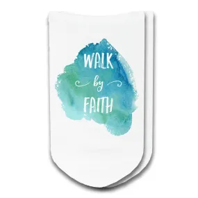 Walk by Faith - Inspiration No-Show Socks