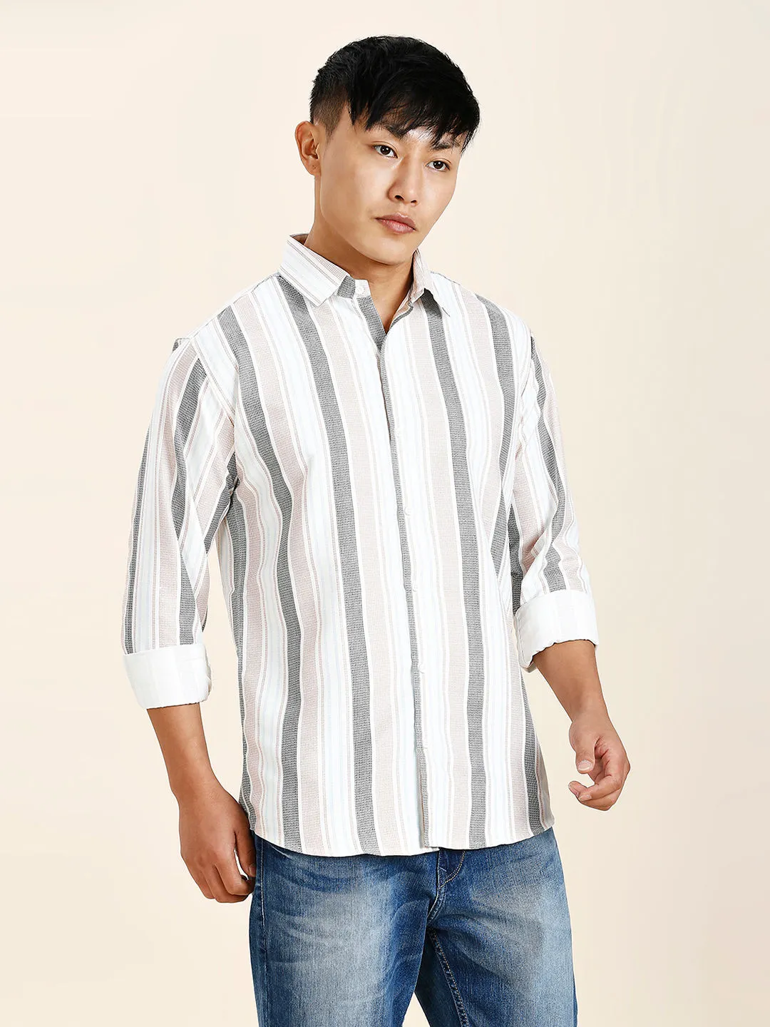 Wells Striped Men's Shirt