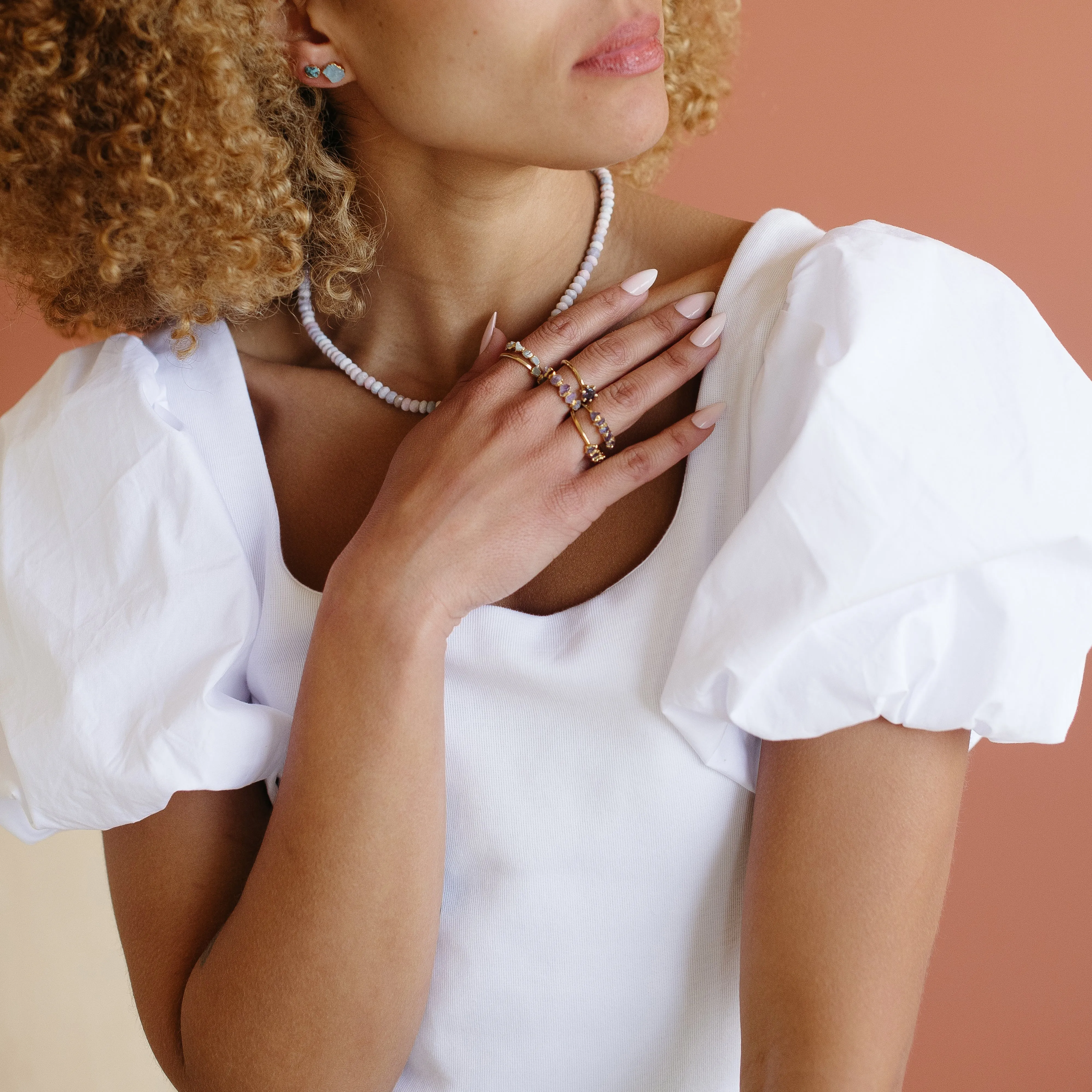 White Sapphire Whisper Ring