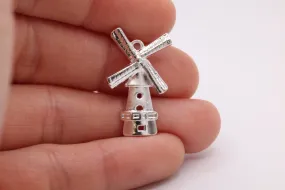 Windmill Charm, 925 Sterling Silver, 645