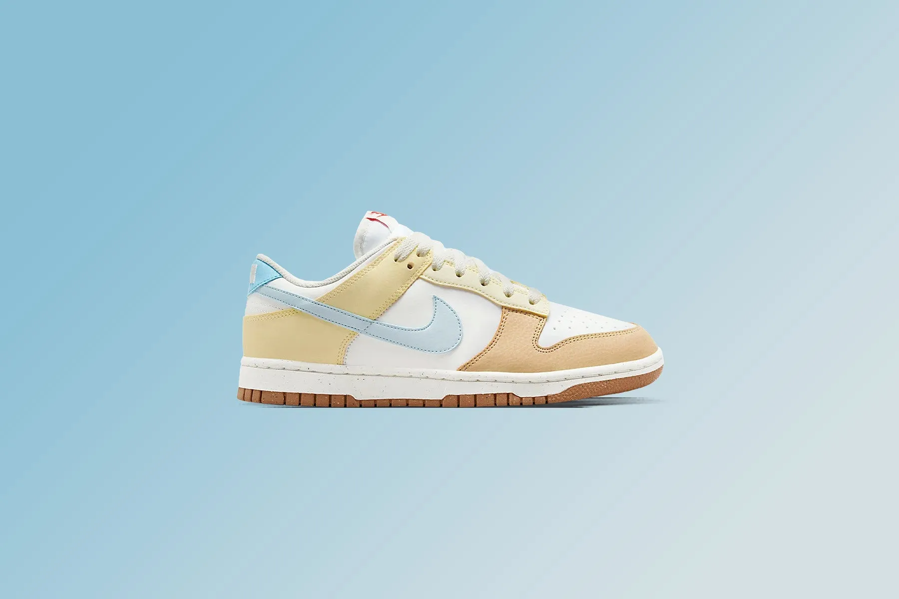 Women's Dunk Low 'Soft Yellow' - Summit White/Glacier Blue/Aquarius Blue