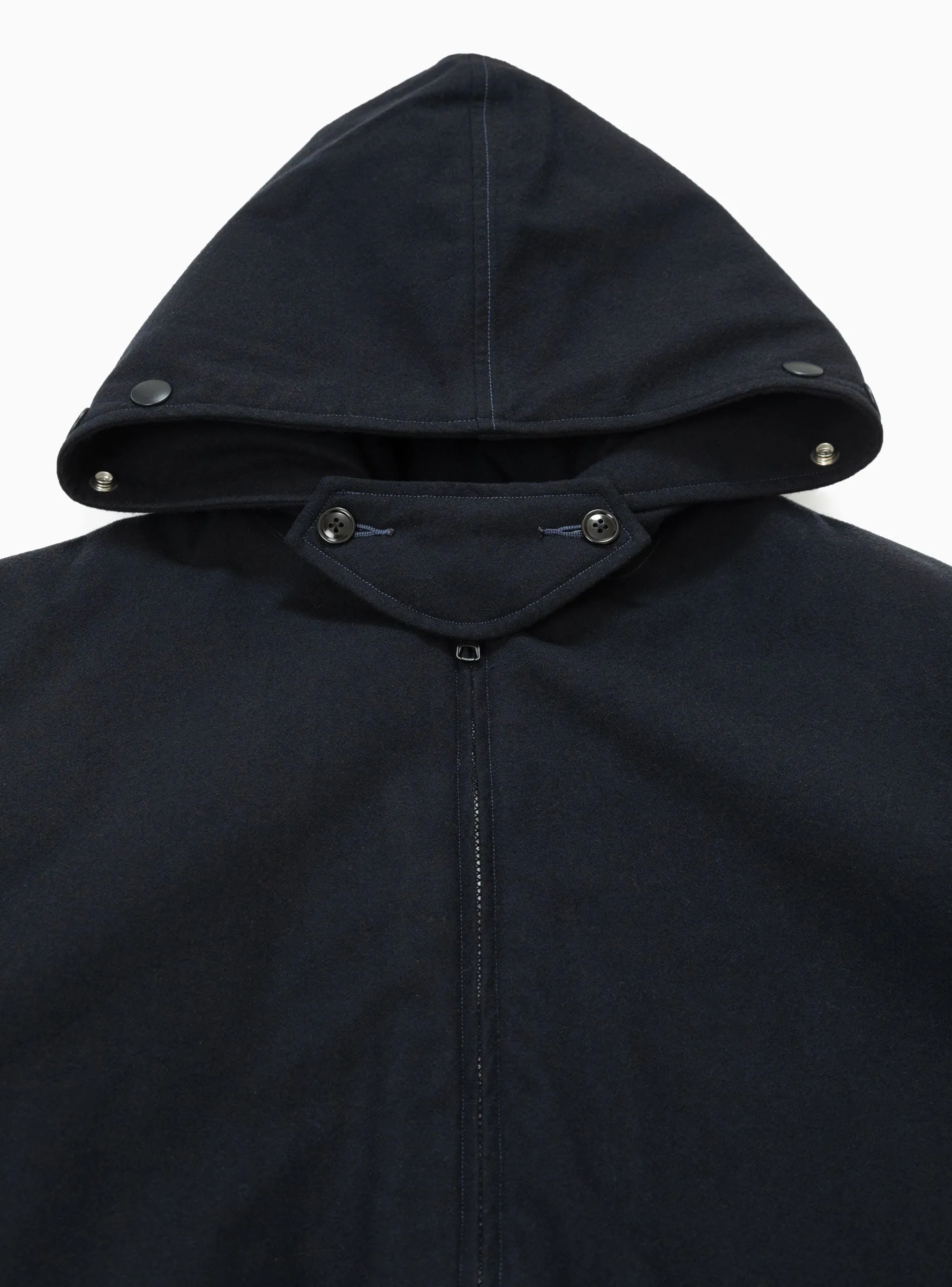 Wool GORE-TEX Cadet Coat Navy