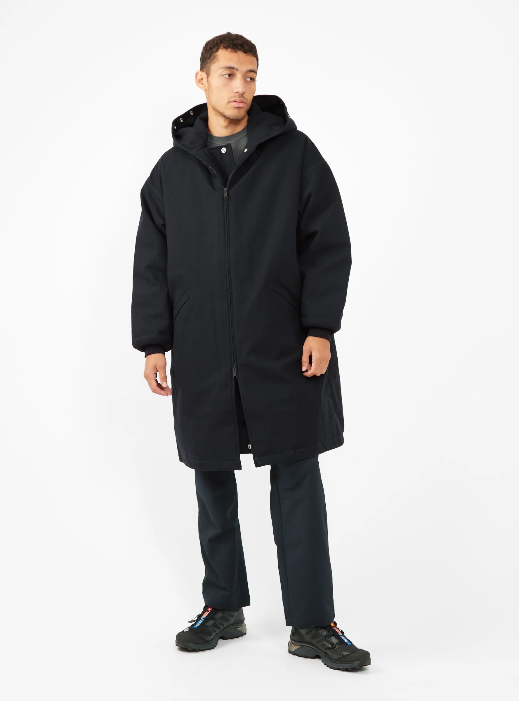 Wool GORE-TEX Cadet Coat Navy