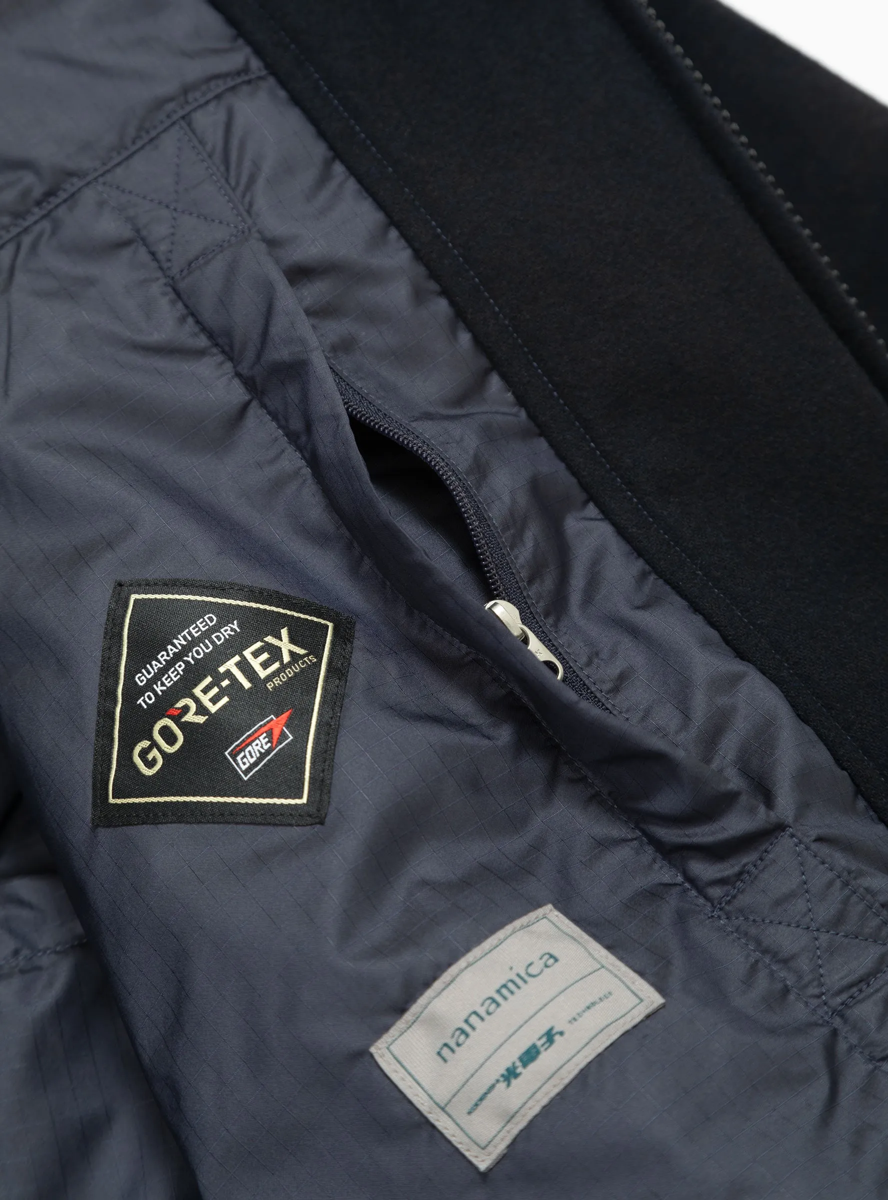 Wool GORE-TEX Cadet Coat Navy